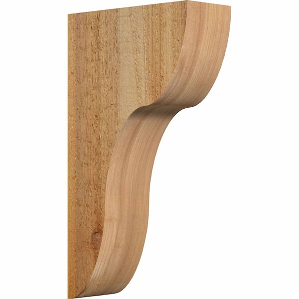 Ekena Millwork Carmel Rough Sawn Corbel, Western Red Cedar, 4"W x 10"D x 18"H COR04X10X18CAR00RWR - main